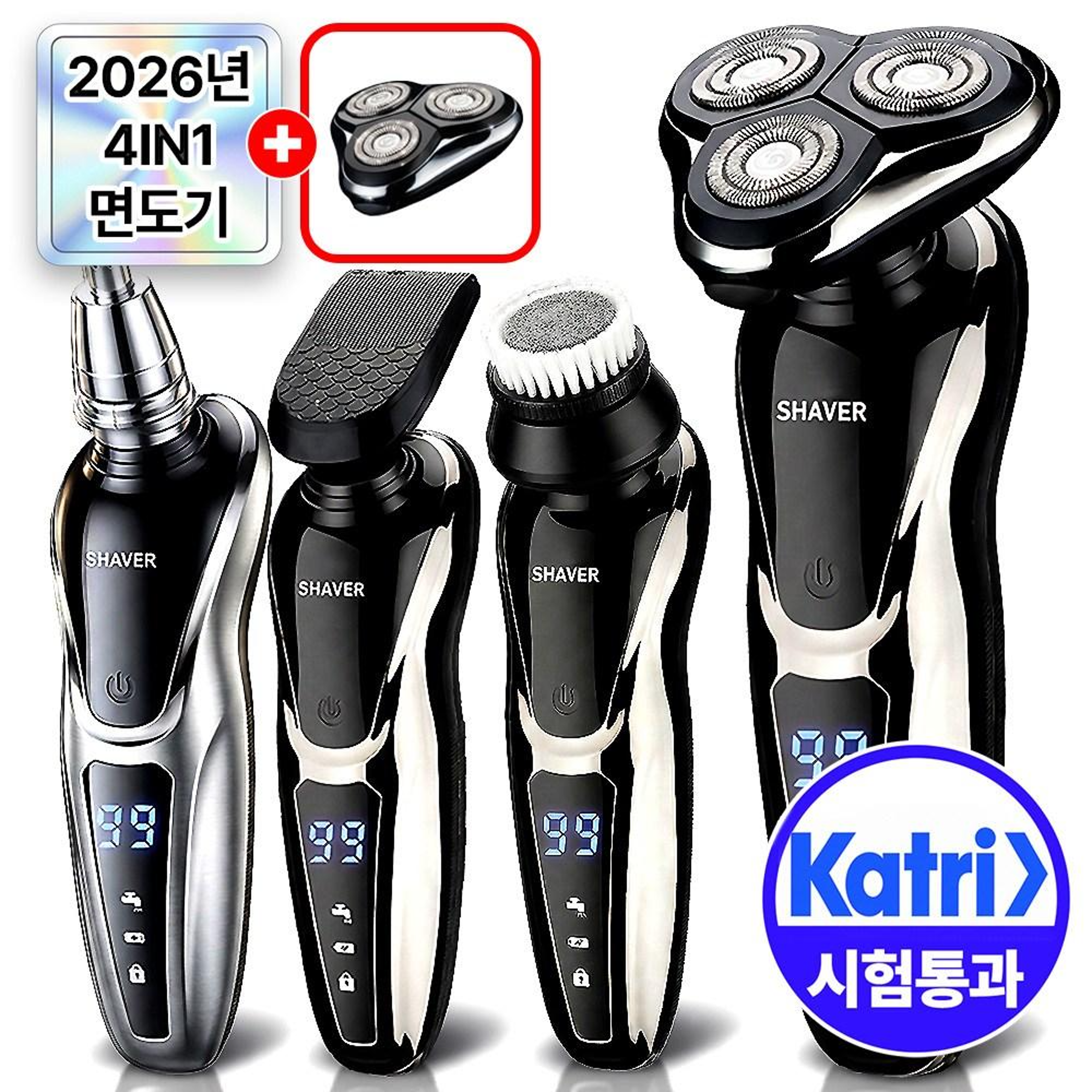 필모어 9세대 X6 전기 면도기 전동 생활방수, 노블블랙, 전기면도기