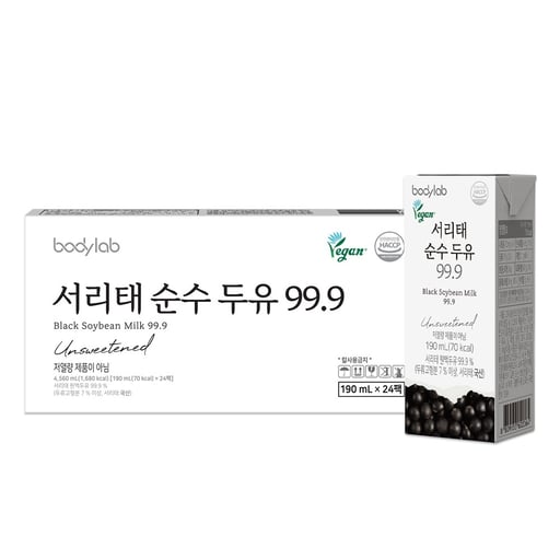 바디랩 바디랩 서리태 순수 두유 99.9