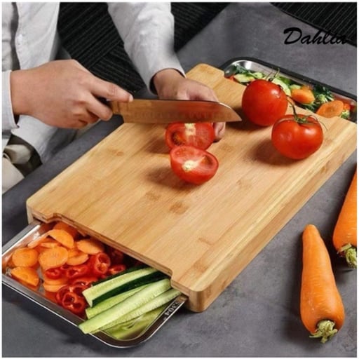 다알리아 다알리아 나무 도마 스테인레스 서랍 포함 캠핑관종 가정용 나무 도마 13